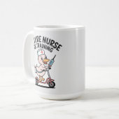 Mug Futur infirmier en formation Canard mignon (Devant gauche)