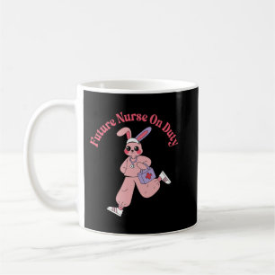 Mug Futur infirmier en service Lapin mignon