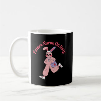 Mug Futur infirmier en service Lapin mignon