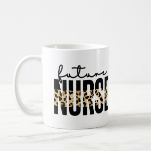 Mug Futur Infirmière Cheetah Imprimer Infirmière en