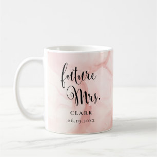 Mug Futur Madame Calligraphie Cérémonie de Fiançailles