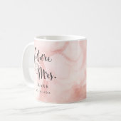Mug Futur Madame Calligraphie Fête de Fiançailles Ente (Devant gauche)