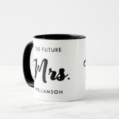 Mug Futur Mariage Madame Nom De Famille (Devant gauche)