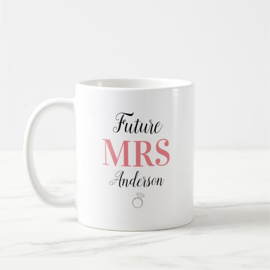 Mug Futur Mme Newly Engagé (Gauche)