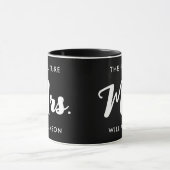 Mug Futur Mme Nom Se Marier Noir Blanc (Centre)