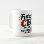 Mug Futur PDG dans la construction (Devant gauche)