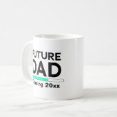 Mug Futur personnalisé Papa 2023 (Devant gauche)