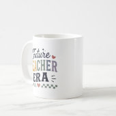 Mug Futur Professeur Ère Étudiant Professeur Remise de (Devant gauche)