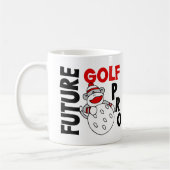 Mug Futur singe de chaussette de professionnel de golf (Gauche)