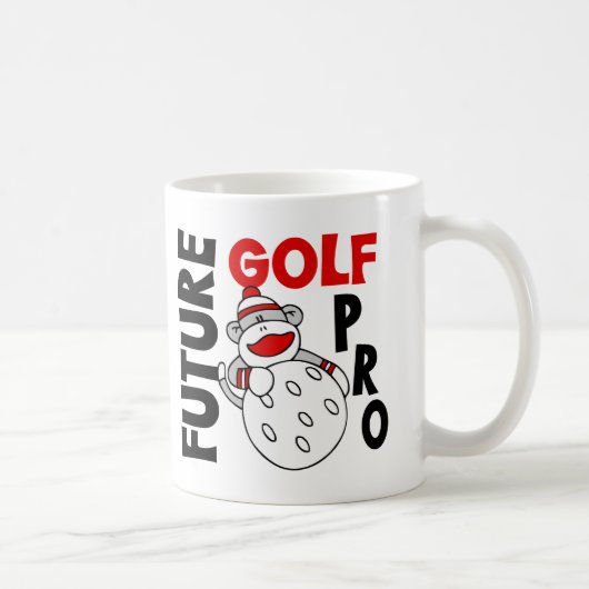Mug Futur singe de chaussette de professionnel de golf (Droite)