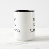 Mug Futur Survivant du cancer Sentez-vous mieux de la  (Centre)
