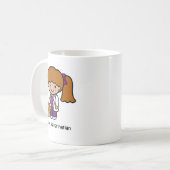 Mug Futur vétérinaire - fille (Devant gauche)