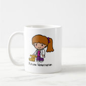 Mug Futur vétérinaire - fille (Gauche)