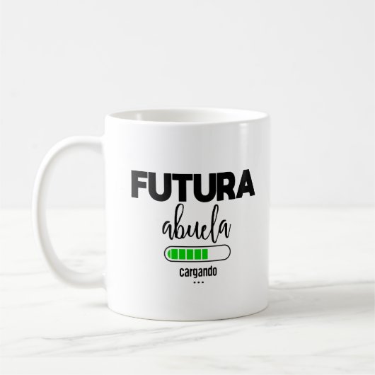 Mug Futura abuela cargando (Gauche)
