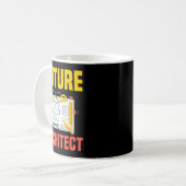 Mug Future Architect Funny Architecture Architect (Devant gauche)