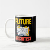 Mug Future Architect Funny Architecture Architect (Gauche)