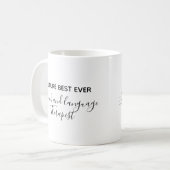 Mug Future Best Ever orthophoniste et orthophoniste (Devant gauche)