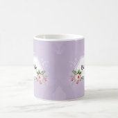 Mug Future bride aquarelle florale shower de mariage c (Centre)