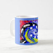 Mug Future carte de galaxie (Devant gauche)