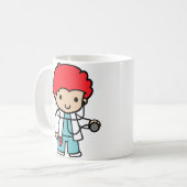 Mug Future Doctor, cheveux rouges (Devant gauche)