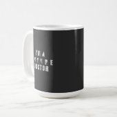 Mug Future Doctor Grunge Typography Design (Devant gauche)
