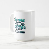 Mug Future Doctor Loading - Cadeau étudiant Médicale (Devant gauche)