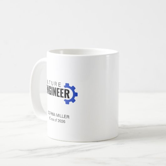 Mug Future Engineer Personalized Graduation (Devant gauche)