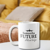 Mug Future épouse de pilote Avion Mariage simple