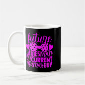 Mug Future Ladies Man Current Mamas Boy Valentine Son (Gauche)