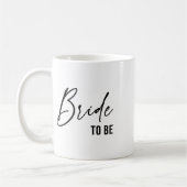 Mug Future Mariée, Fête de Mariage de Fiançailles de D (Gauche)