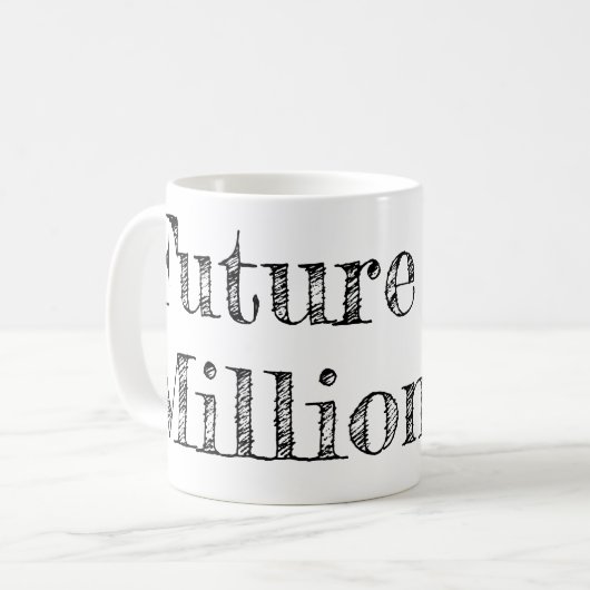 Mug Future Millionaire (Devant gauche)