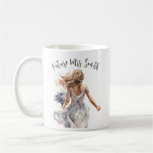 Mug Future Mme Belle mariée aquarelle (Gauche)