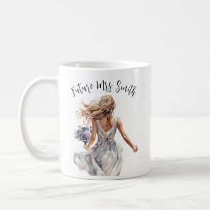 Mug Future Mme. Belle mariée aquarelle