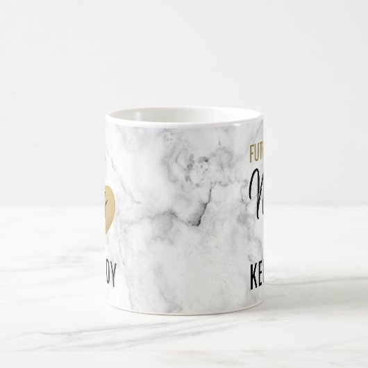 Mug Future Mme Gold Heart et marbre (Centre)