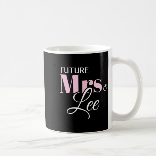 Mug Future Mme Lee mariée mariage mari (Droite)
