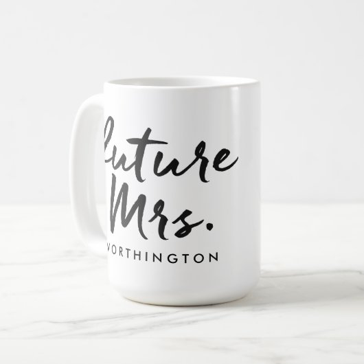 Mug Future Mme manuscrite (Devant gauche)