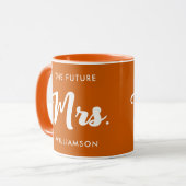 Mug Future Mme Nom de Famille Enterrement de Vie de Je (Devant gauche)