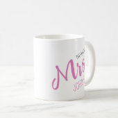 Mug Future Mme Nom personnalisé de fiançailles (Devant droit)