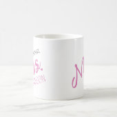 Mug Future Mme Nom personnalisé de fiançailles (Centre)