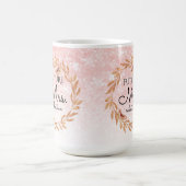 Mug Future Mme Rose Gold Pink Parties scintillant Fête (Centre)