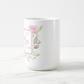 Mug Future Mme Roses aquarelliques rose poudré personn (Centre)