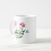 Mug Future Mme vintage florale Customizable (Devant gauche)