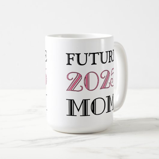 Mug Future Mom 2025 (Devant droit)