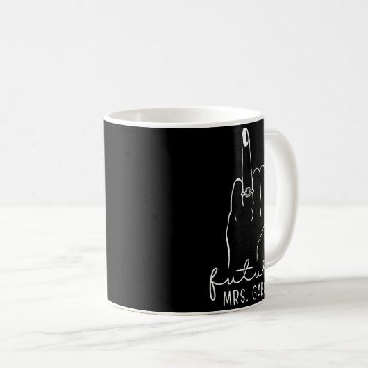 Mug Future Mrs. Garcia New Bridal To Be Fiance Bachelo (Devant droit)