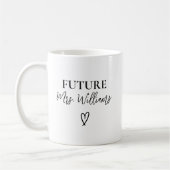 Mug Future Mrs & Mr Mug, Cadeau de Fiançailles Personn (Gauche)