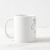 Mug FUTURE MRS. Silver Nom Écriture Moderne Personnali (Gauche)