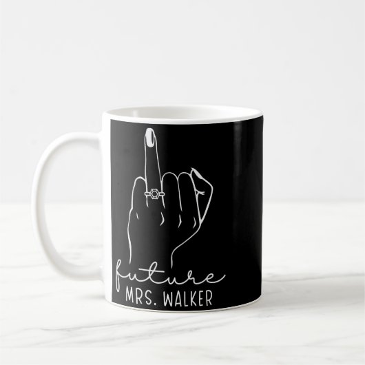 Mug Future Mrs. Walker New Bridal To Be Fiance Bachelo (Gauche)
