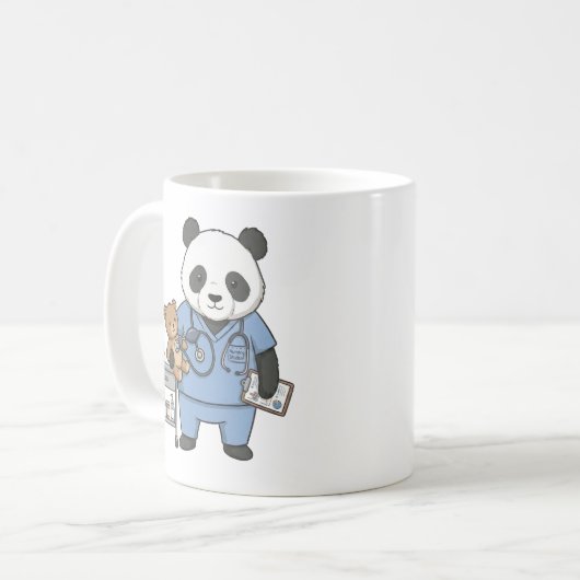 Mug Future RN Panda: Adorable Medical Student  (Devant gauche)