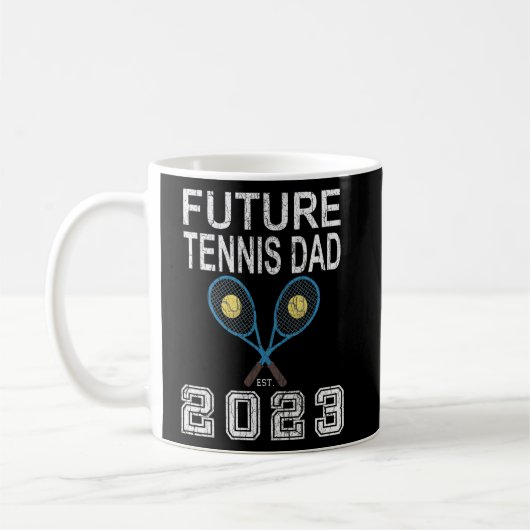 Mug Future Tennis DAD 2023 Grossesse Faire-part FATH (Gauche)