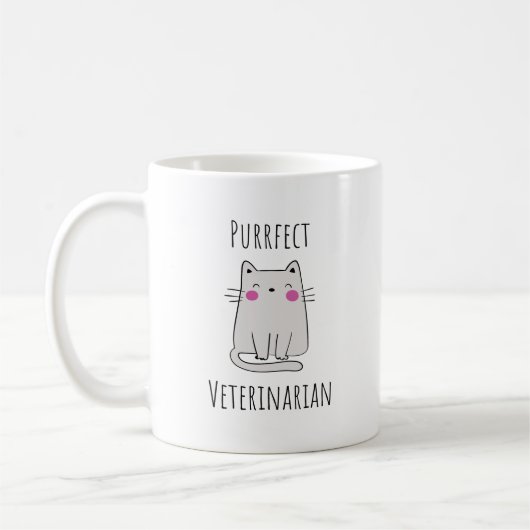 Mug Future Vétérinaire Maman Grad Vet Tech (Gauche)